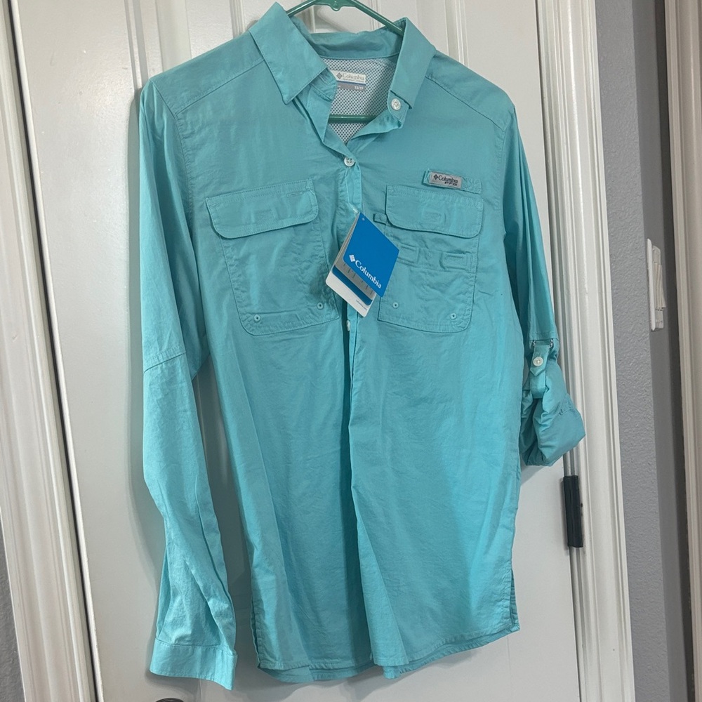 Columbia Women's Aqua Long Sleeve Top